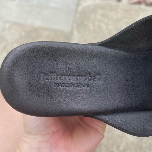 JEFFREY CAMPBELL Eulalia Platform Mule in Black Size 8.5 - Picture 7 of 8